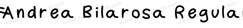 Andrea Bilarosa Regular字体转换